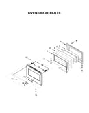 Oven door parts