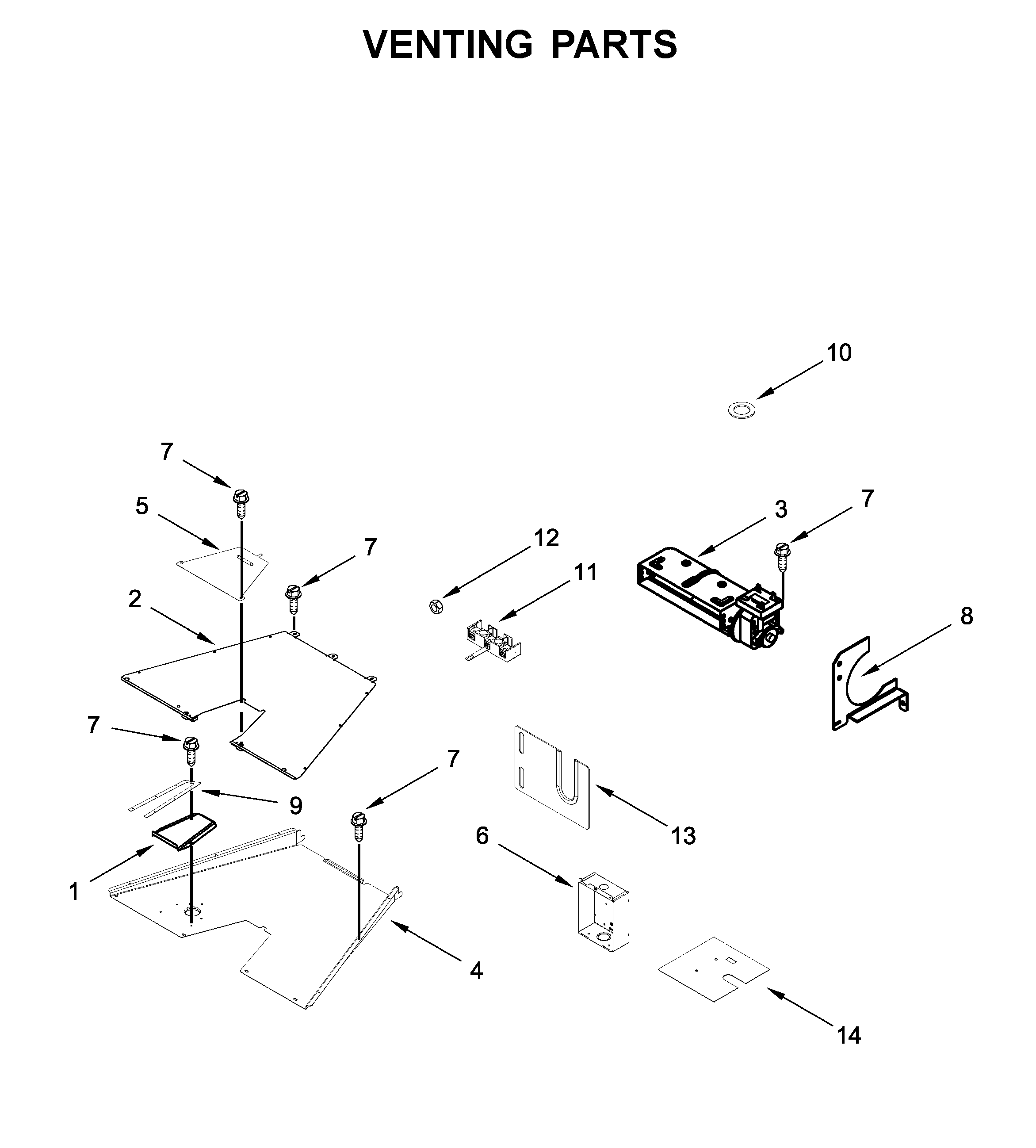 Venting parts