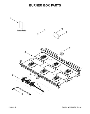Burner box parts