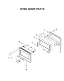 Oven door parts