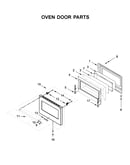Oven door parts