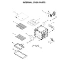 KitchenAid KFDC500JBK00 internal oven parts diagram