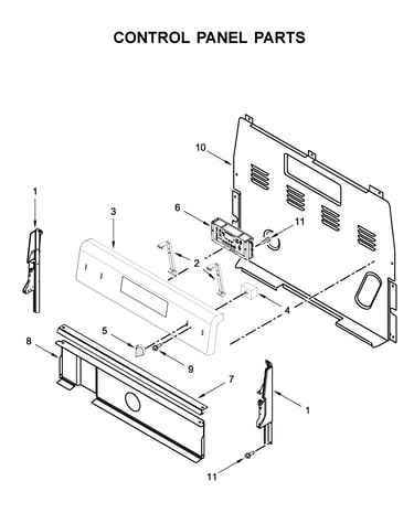 Control panel parts