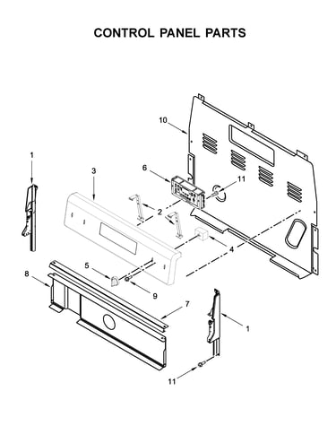 Control panel parts