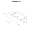 Whirlpool WFE515S0JW0 drawer parts diagram