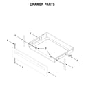 Whirlpool WFE515S0JW0 drawer parts diagram