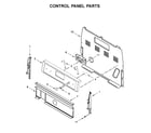 Whirlpool WFE525S0JT0 control panel parts diagram