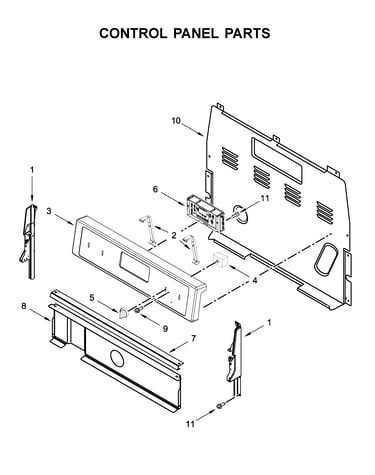 Control panel parts