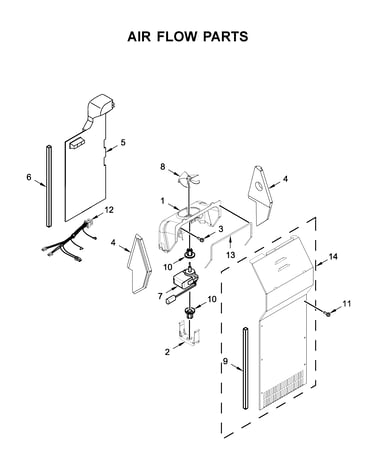 Air flow parts