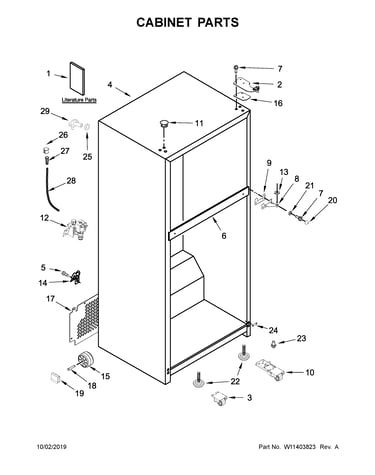 Cabinet parts
