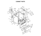 Maytag 4KMEDC420JW0 cabinet parts diagram