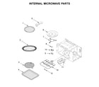 KitchenAid KMBP100ESS01 internal microwave parts diagram