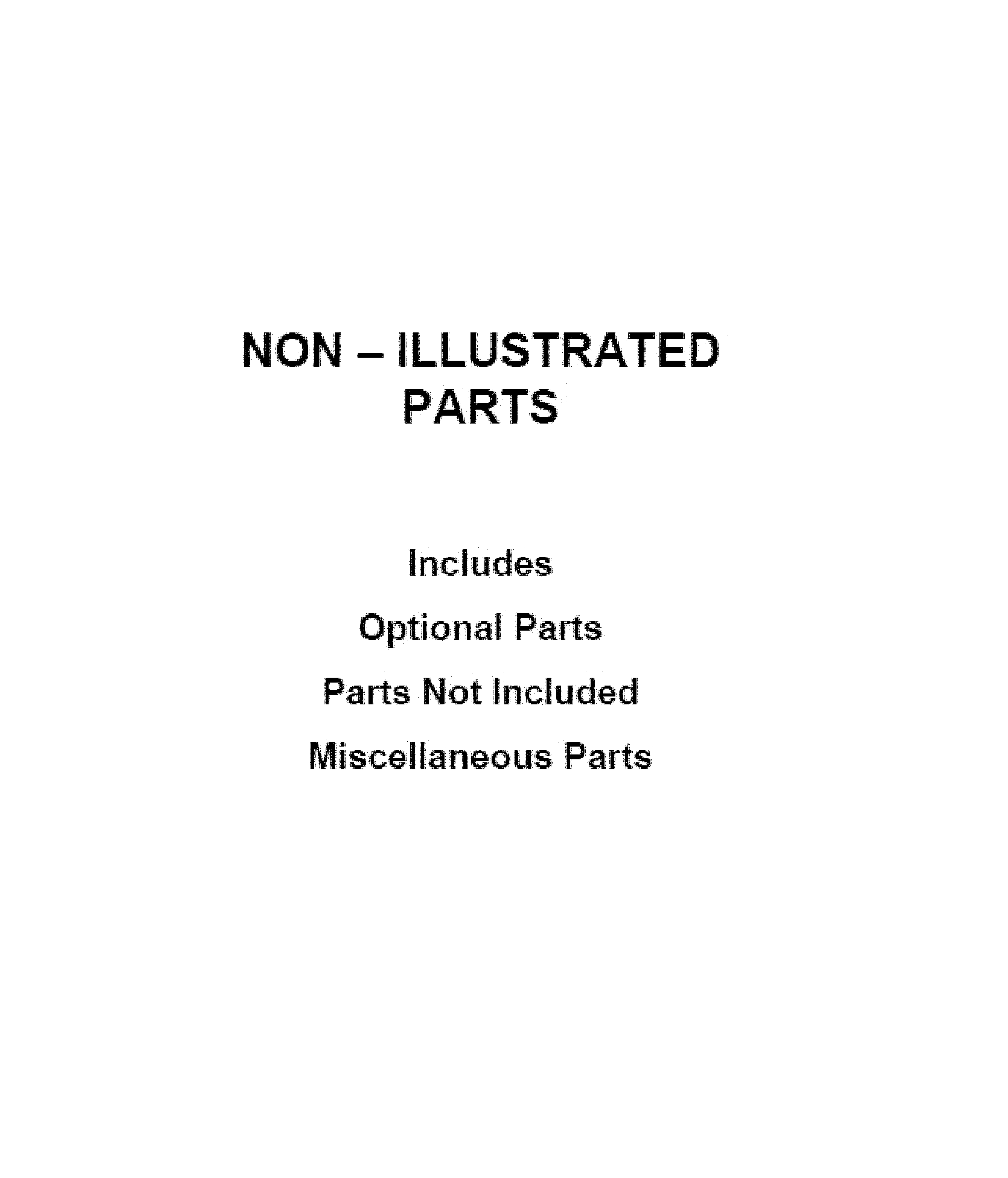 Optional parts