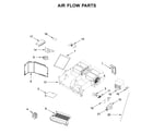 Whirlpool WMH53521HZ3 air flow parts diagram