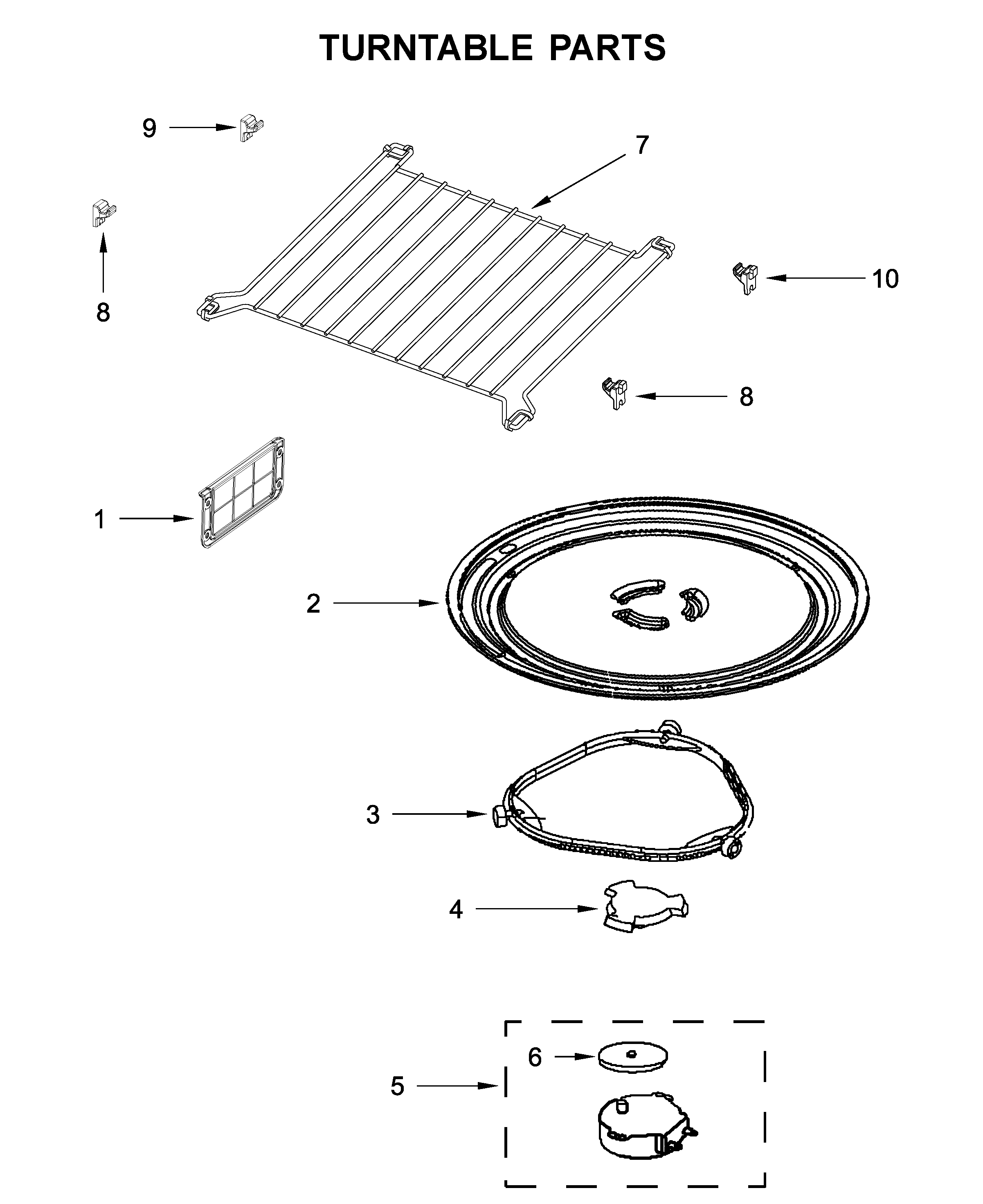TURNTABLE PARTS