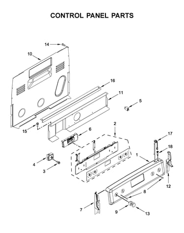 Control panel parts