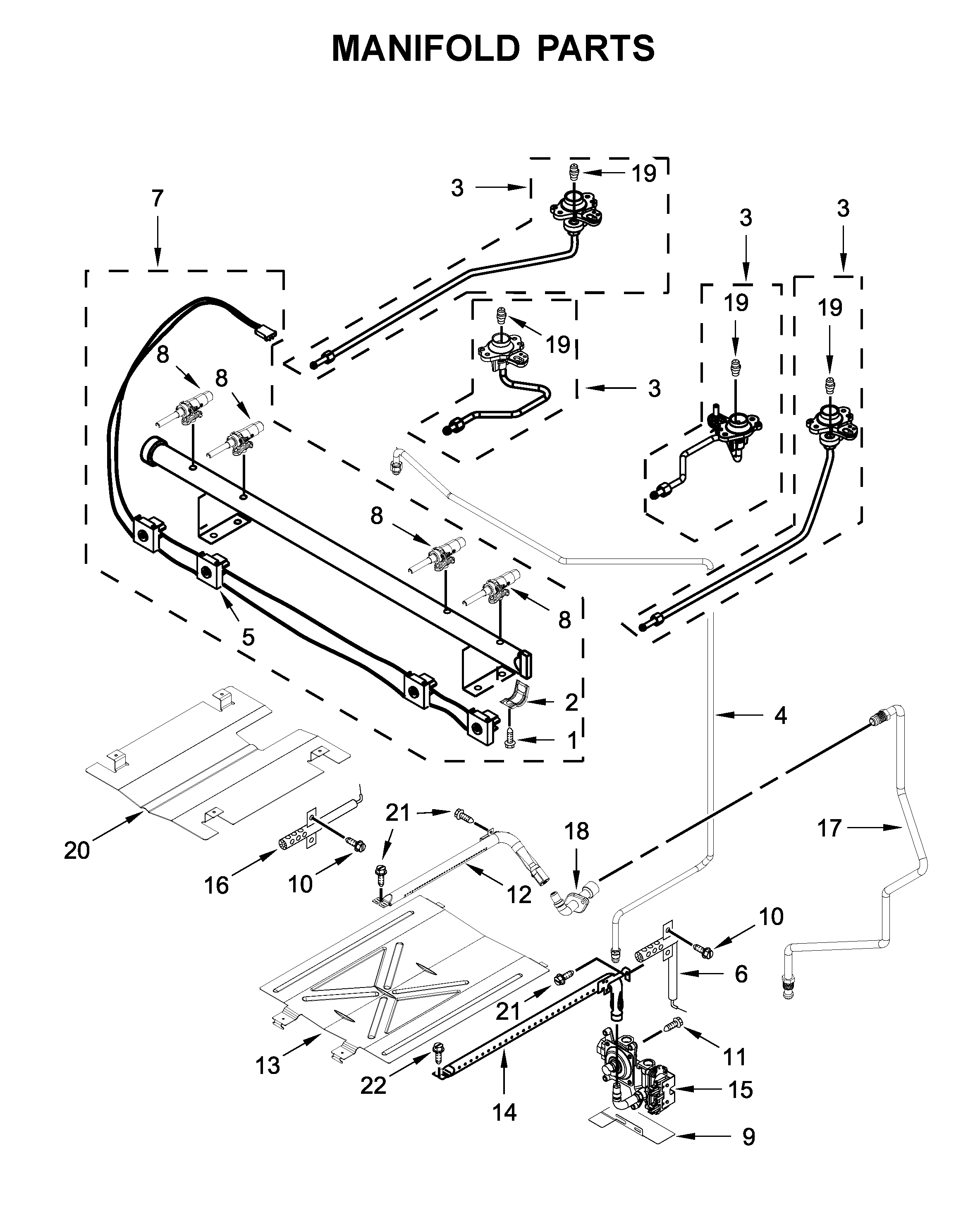 MANIFOLD PARTS