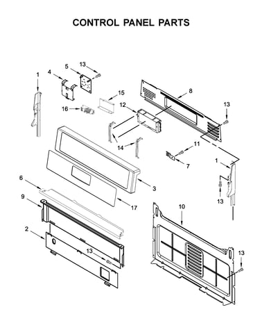 Control panel parts