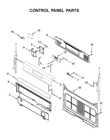 Control panel parts