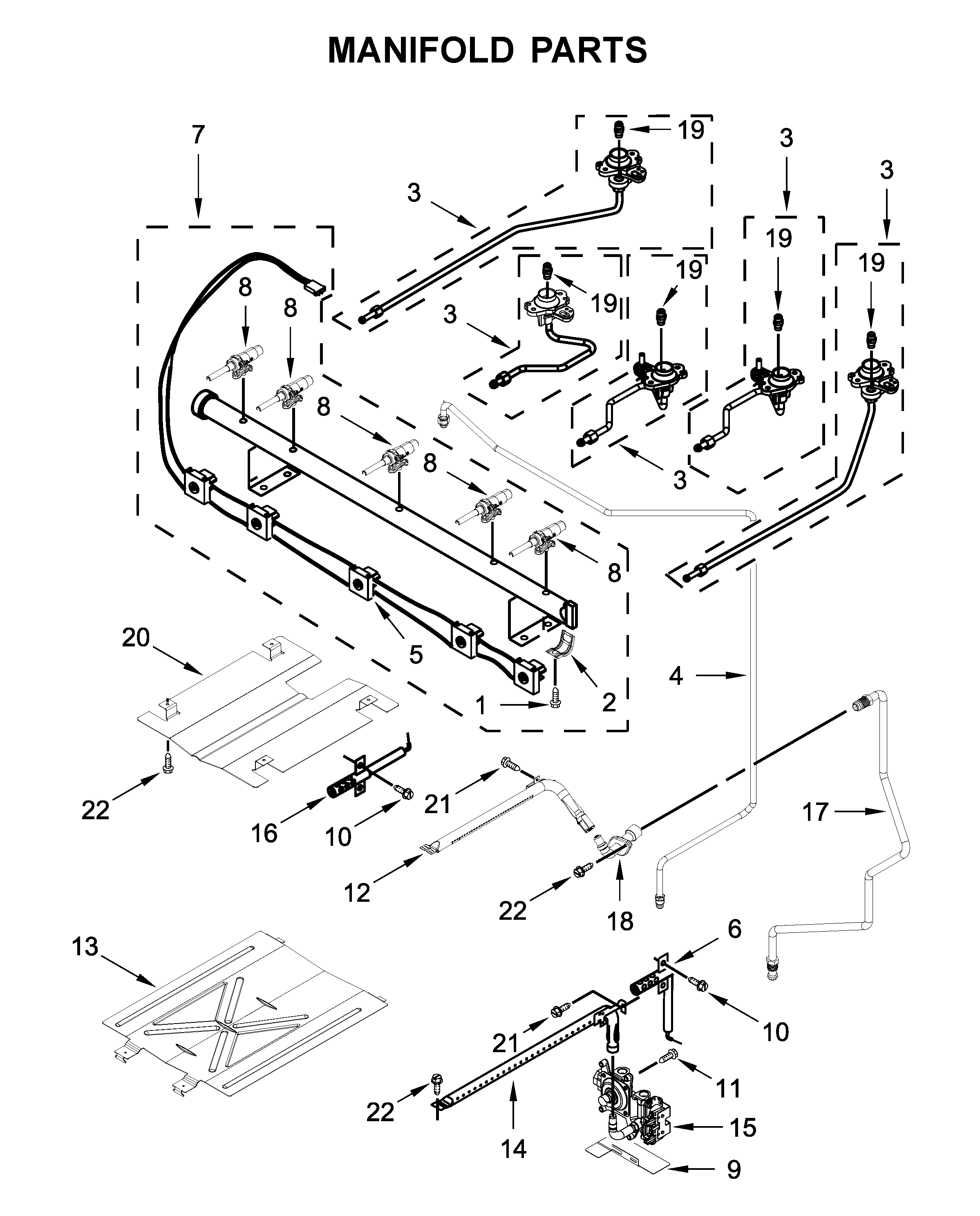 MANIFOLD PARTS