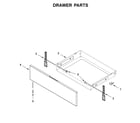 Whirlpool WFG535S0JS0 drawer parts diagram