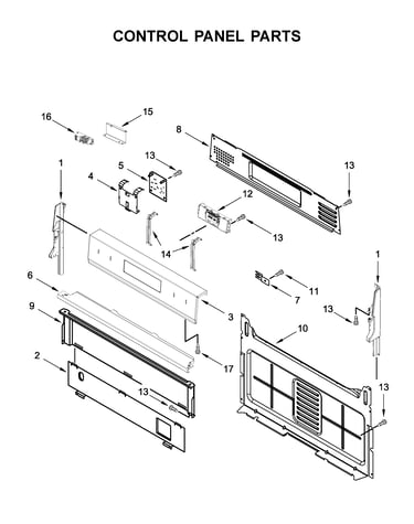 Control panel parts