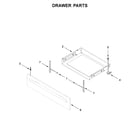 Whirlpool WFE505W0HB2 drawer parts diagram