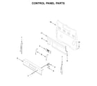 Whirlpool WFE535S0JZ0 control panel parts diagram