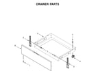 Whirlpool WFE535S0JZ0 drawer parts diagram