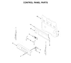 Whirlpool WFE535S0JS0 control panel parts diagram