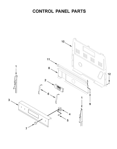 Control panel parts