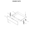 Whirlpool WFE535S0JS0 drawer parts diagram