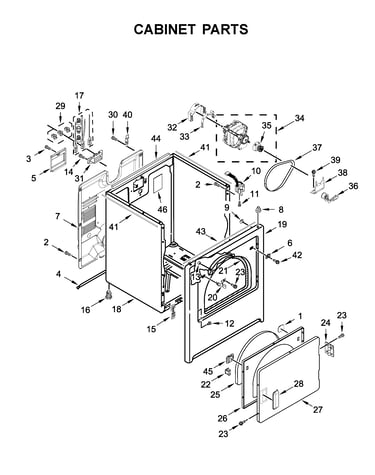 Cabinet parts