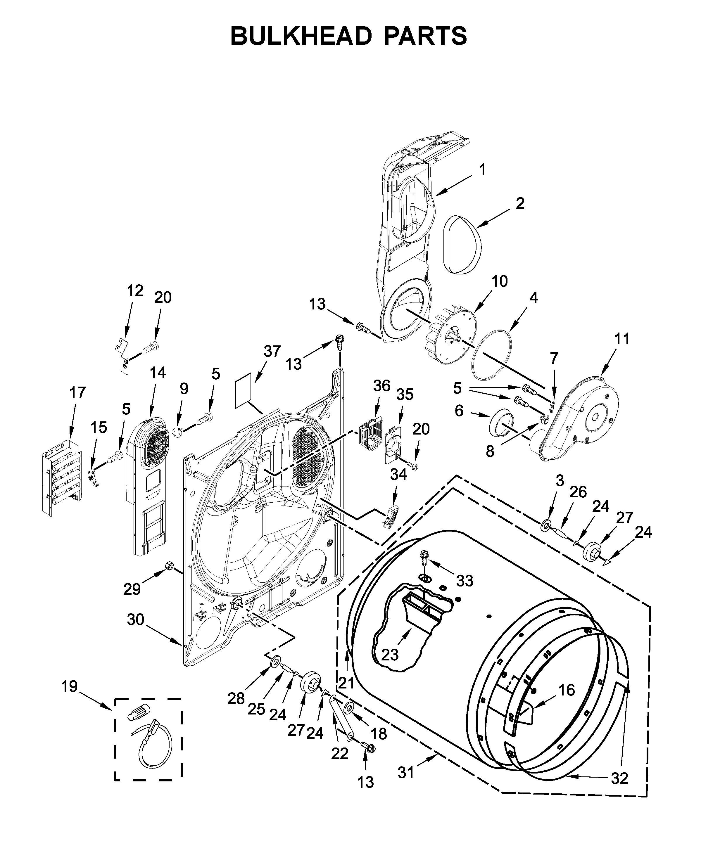 Bulkhead parts
