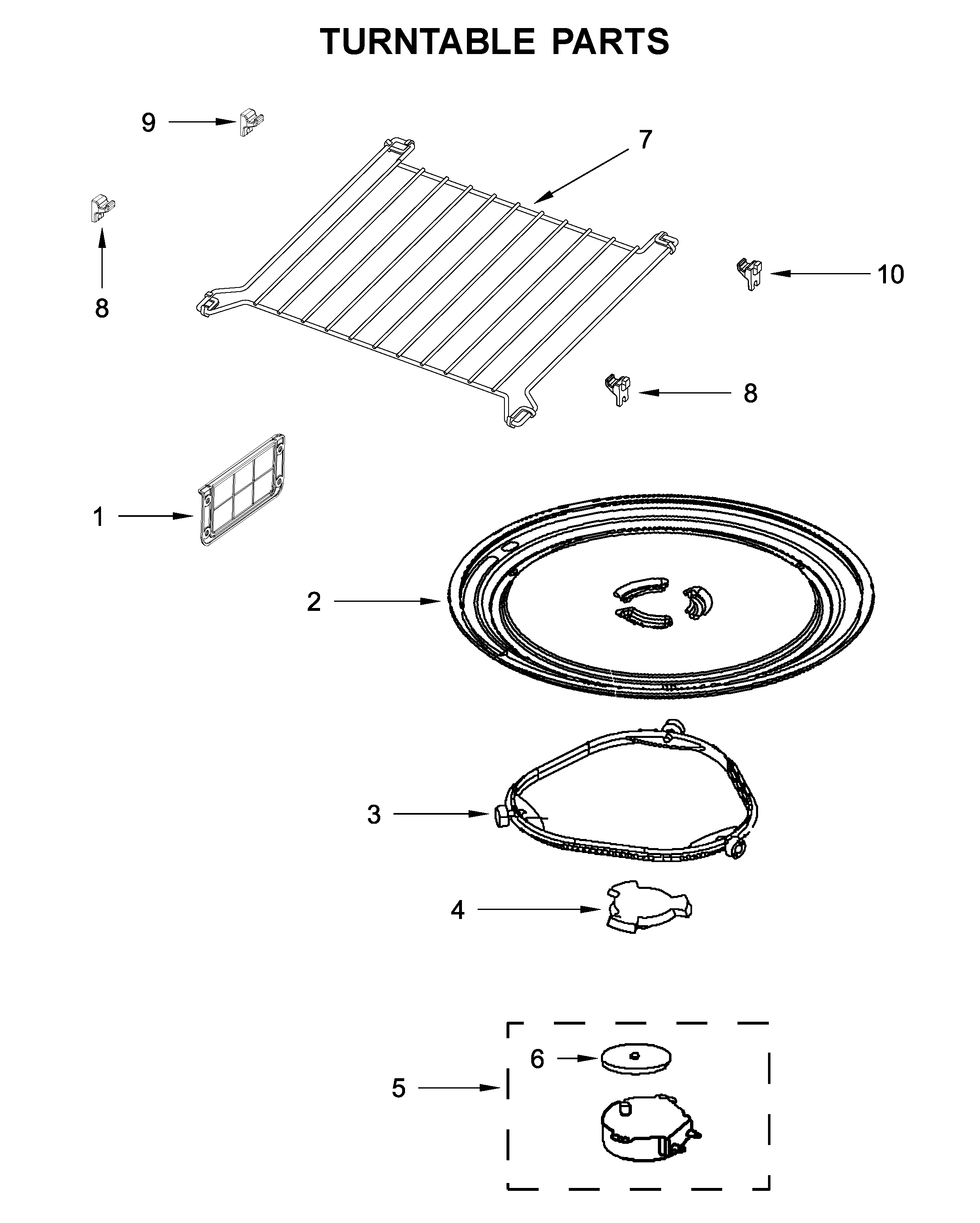 Turntable parts