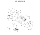 KitchenAid YKMHS120EBS5 air flow parts diagram