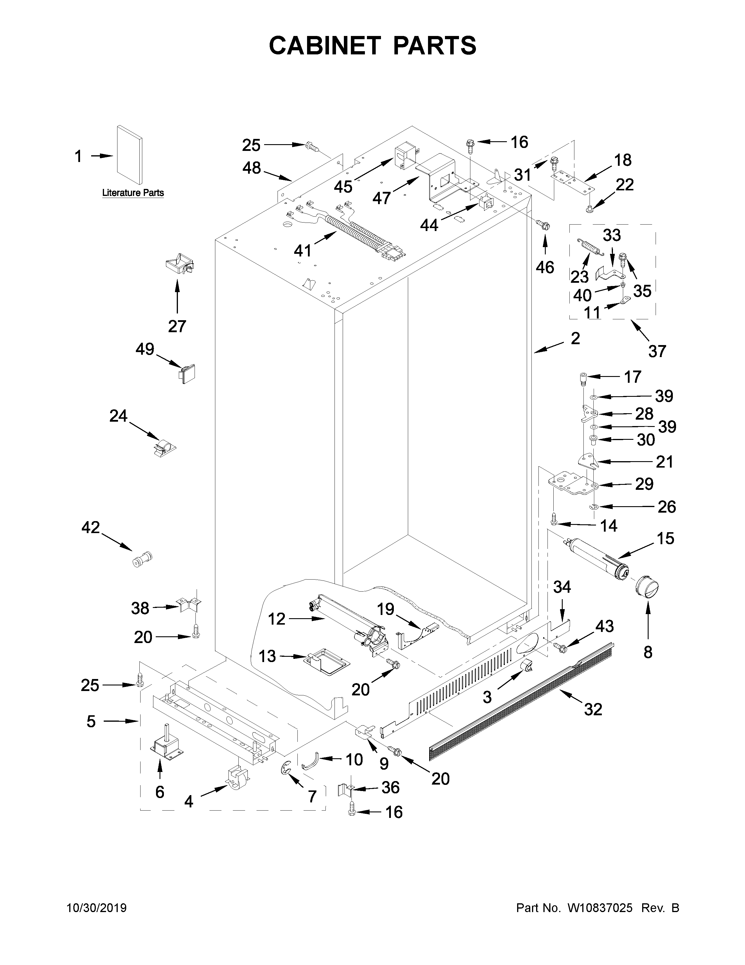 Cabinet parts