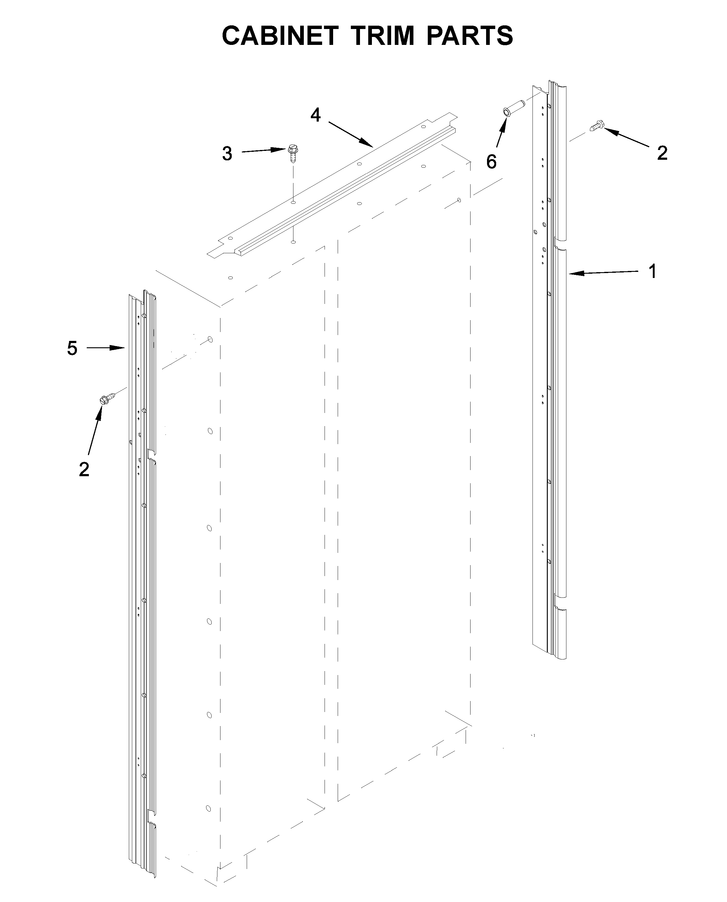 Cabinet trim parts