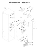 Refrigerator liner parts