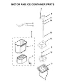Motor and ice container parts