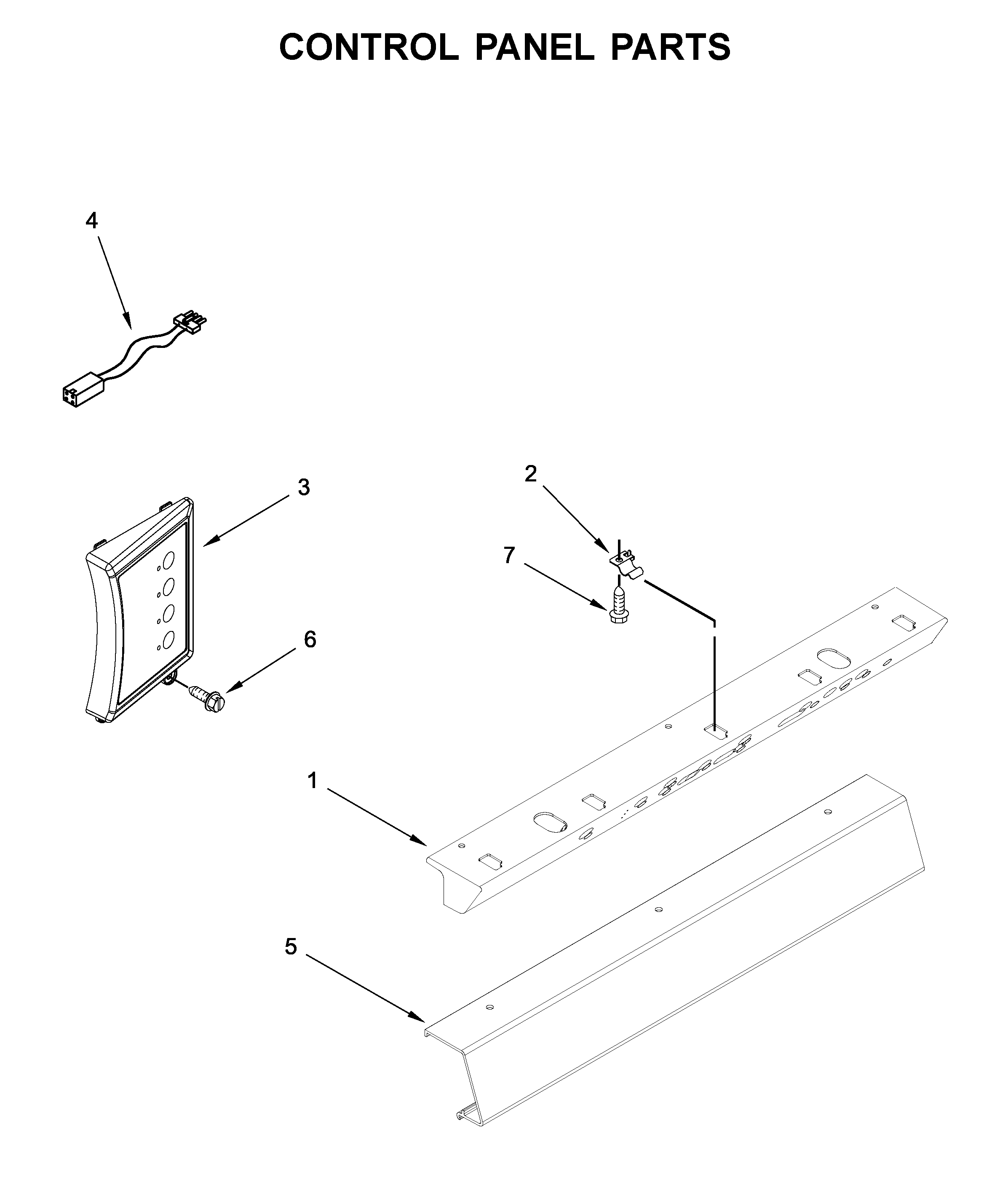 Control panel parts