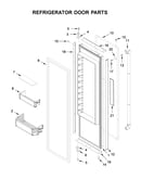 Refrigerator door parts