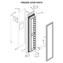 Jenn-Air JS48PPDUDE00 freezer door parts diagram