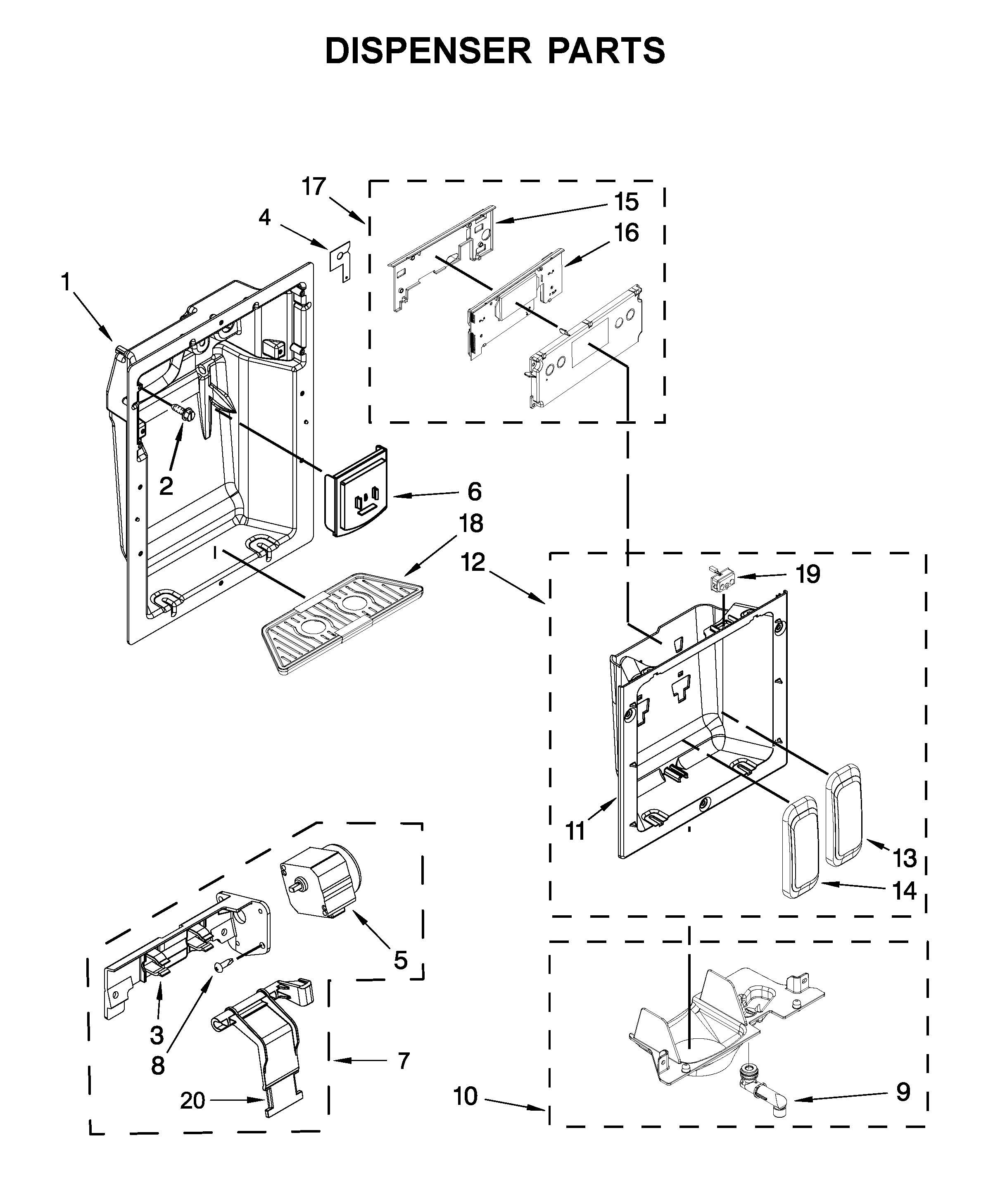 Dispenser parts