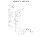 Amana ASI2575GRS00 refrigerator liner parts diagram