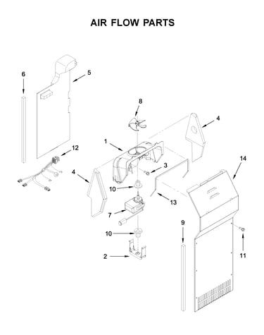 Air flow parts