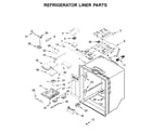 Maytag MFT2772HEZ00 refrigerator liner parts diagram