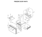 Maytag MFT2772HEZ00 freezer door parts diagram