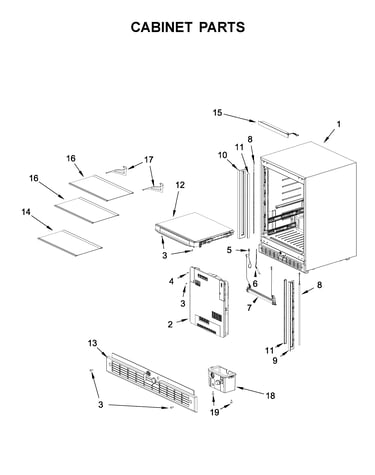 Cabinet parts