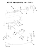 Motor and control unit parts